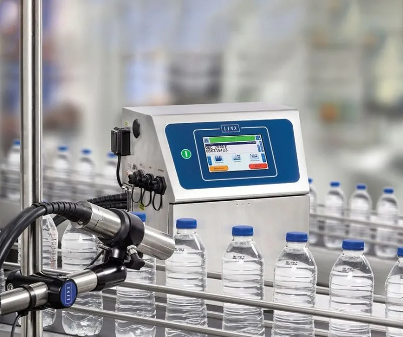 Impressora de jato de tinta contínuo CIJ, Linx 8820