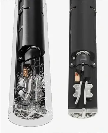 Cabeçote da Linx série 9000, limpeza automática